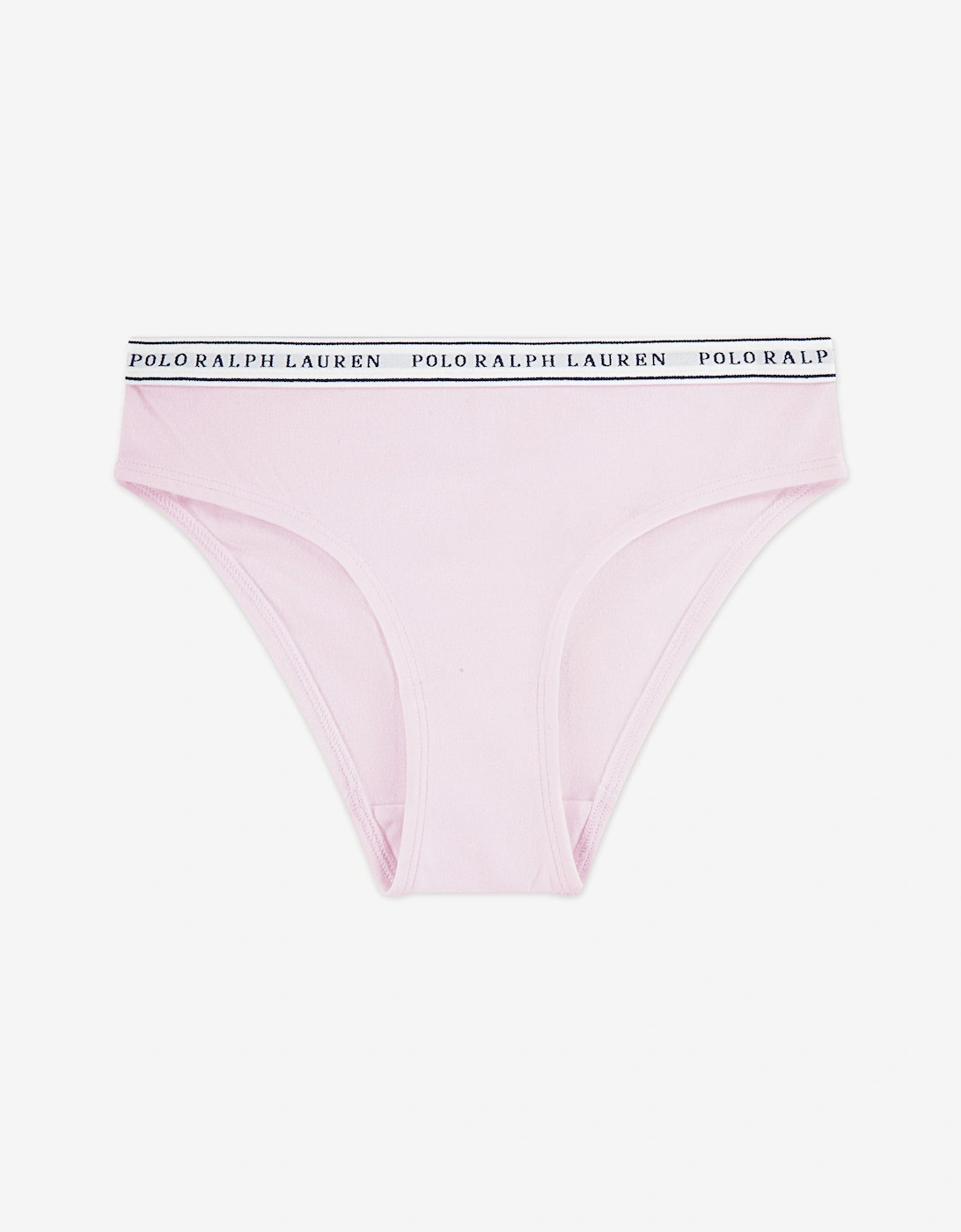 Girls 2 Pack Printed Knickers Set in White