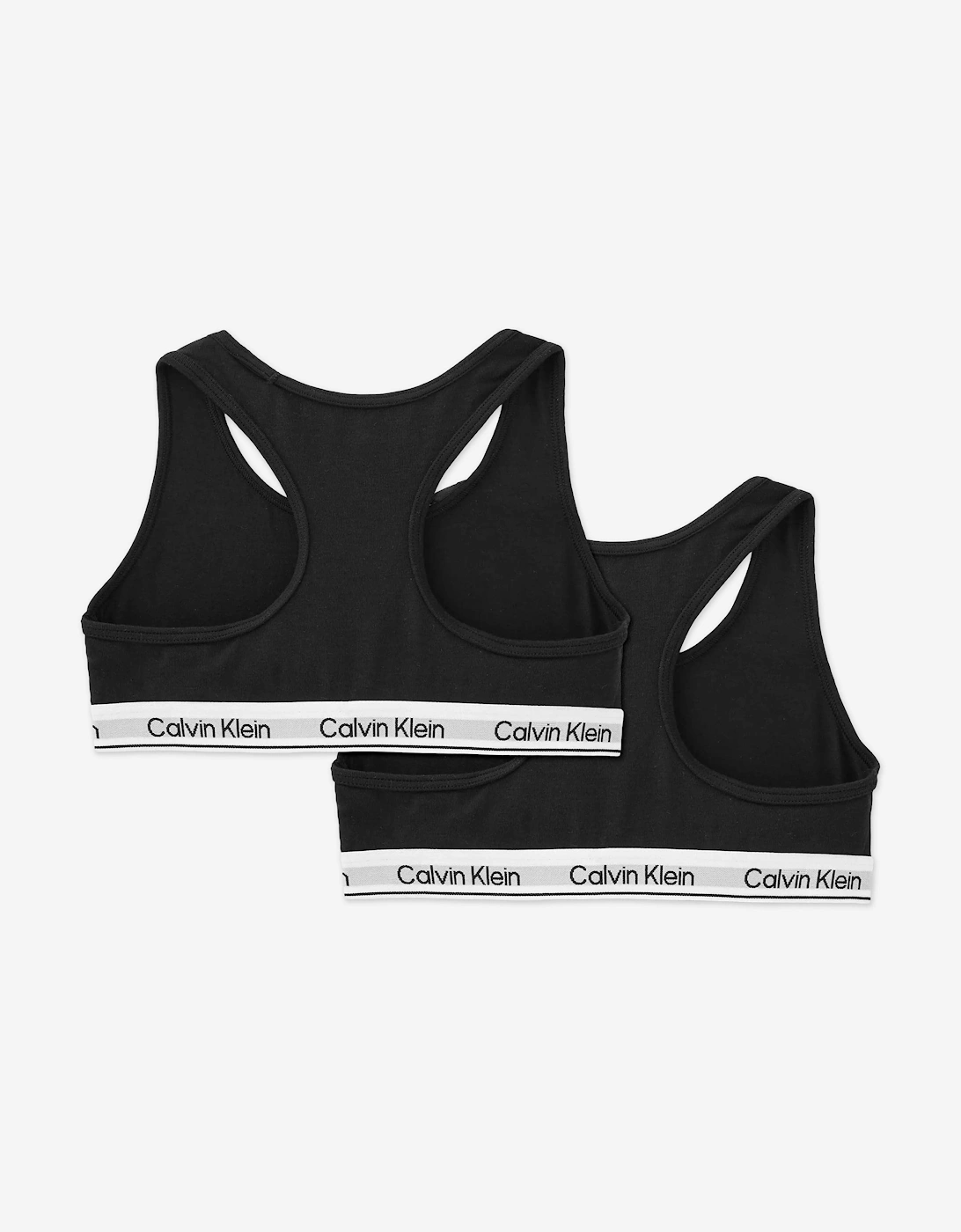 Girls 2 Pack Bralette Set in Black