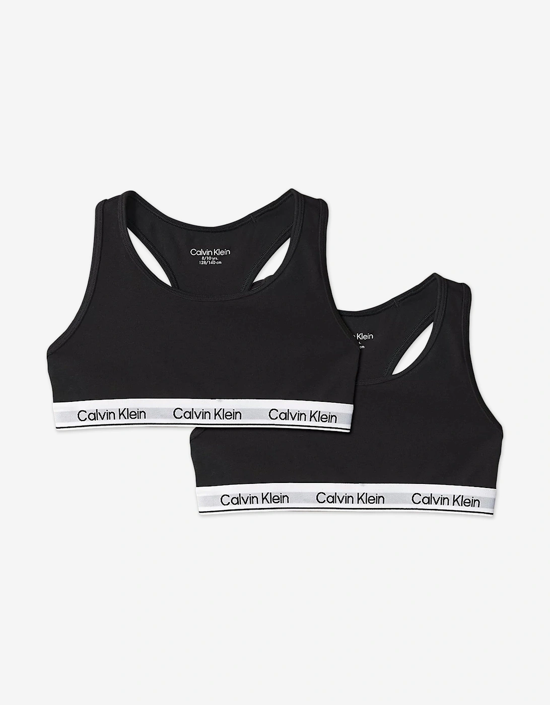 Girls 2 Pack Bralette Set in Black, 6 of 5