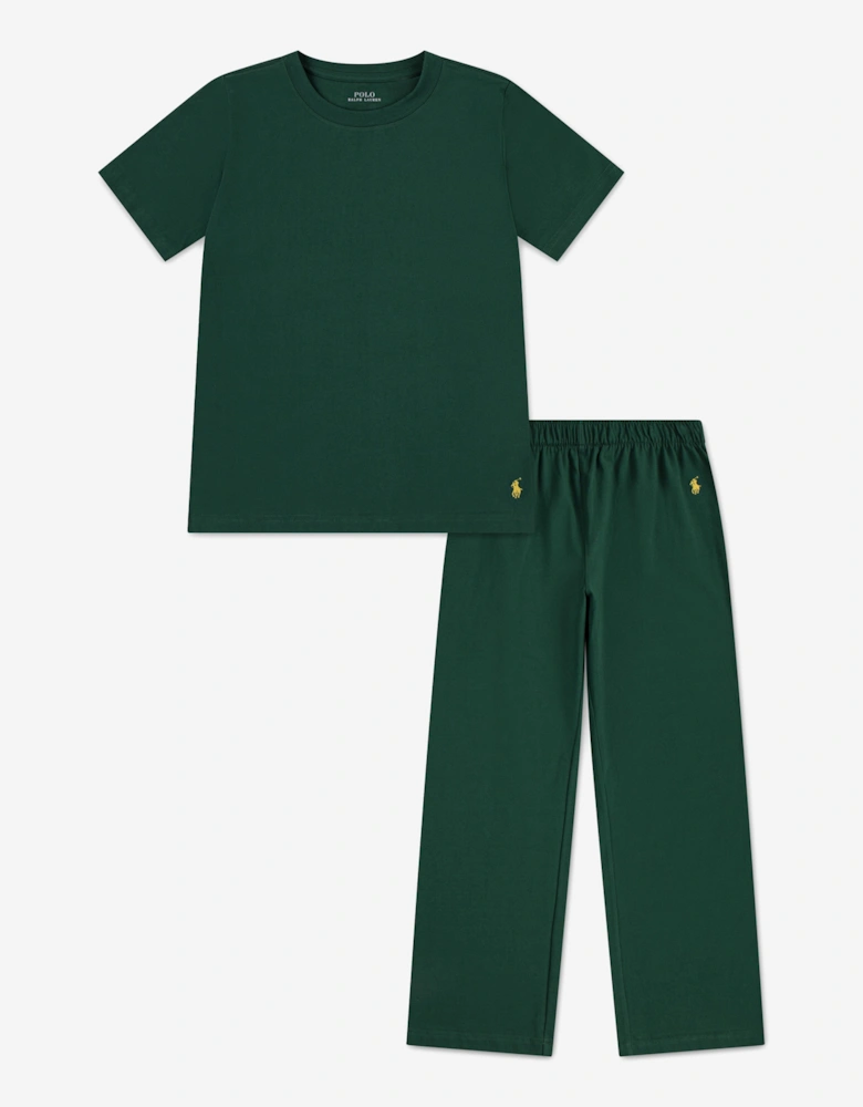 Boys Pyjama Set in Green
