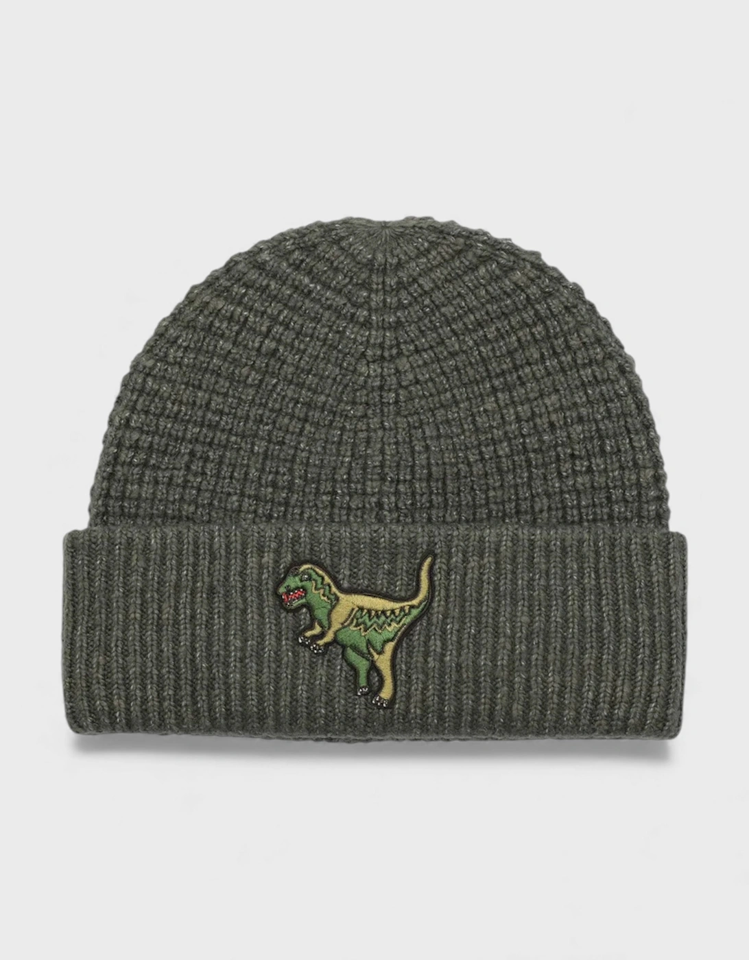 Coach Men's Coach Rexy Patch Thermal Beanie Charcoal - Tan