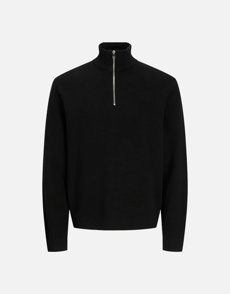 JPR BLAMILANO Stitch Knit Half Zip Black
