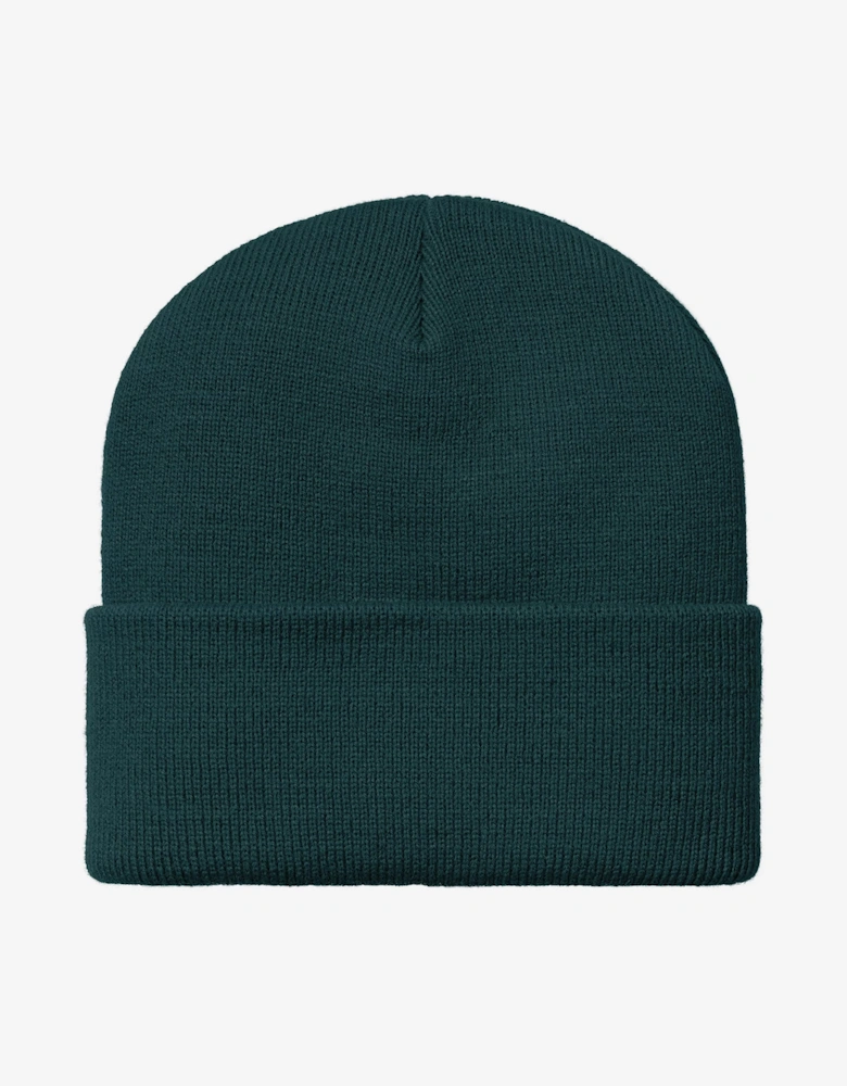 Short Watch Beanie Hat Dark Fir