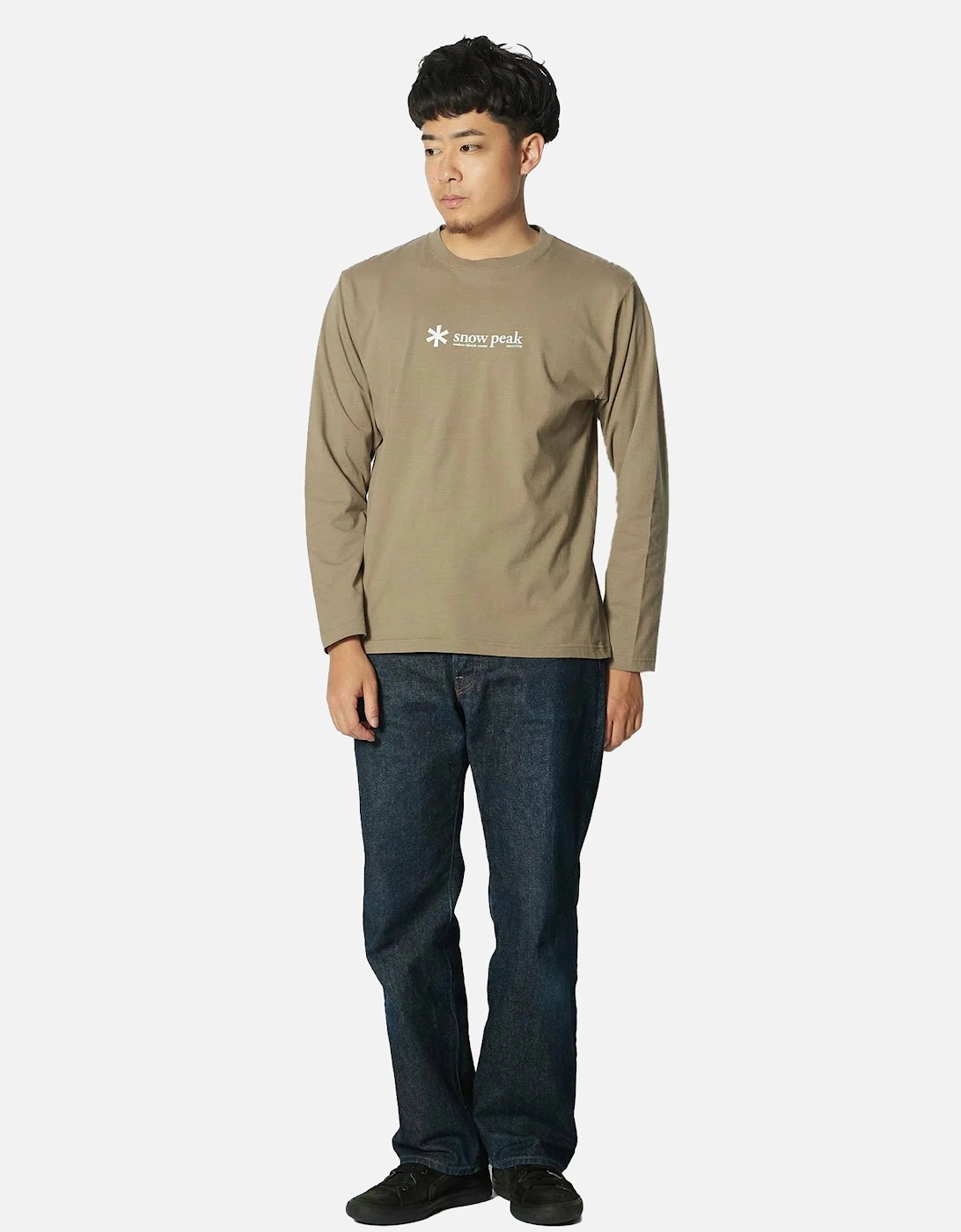 Snow Peak Soft Cotton Logo Long Sleeve T-Shirt Pro