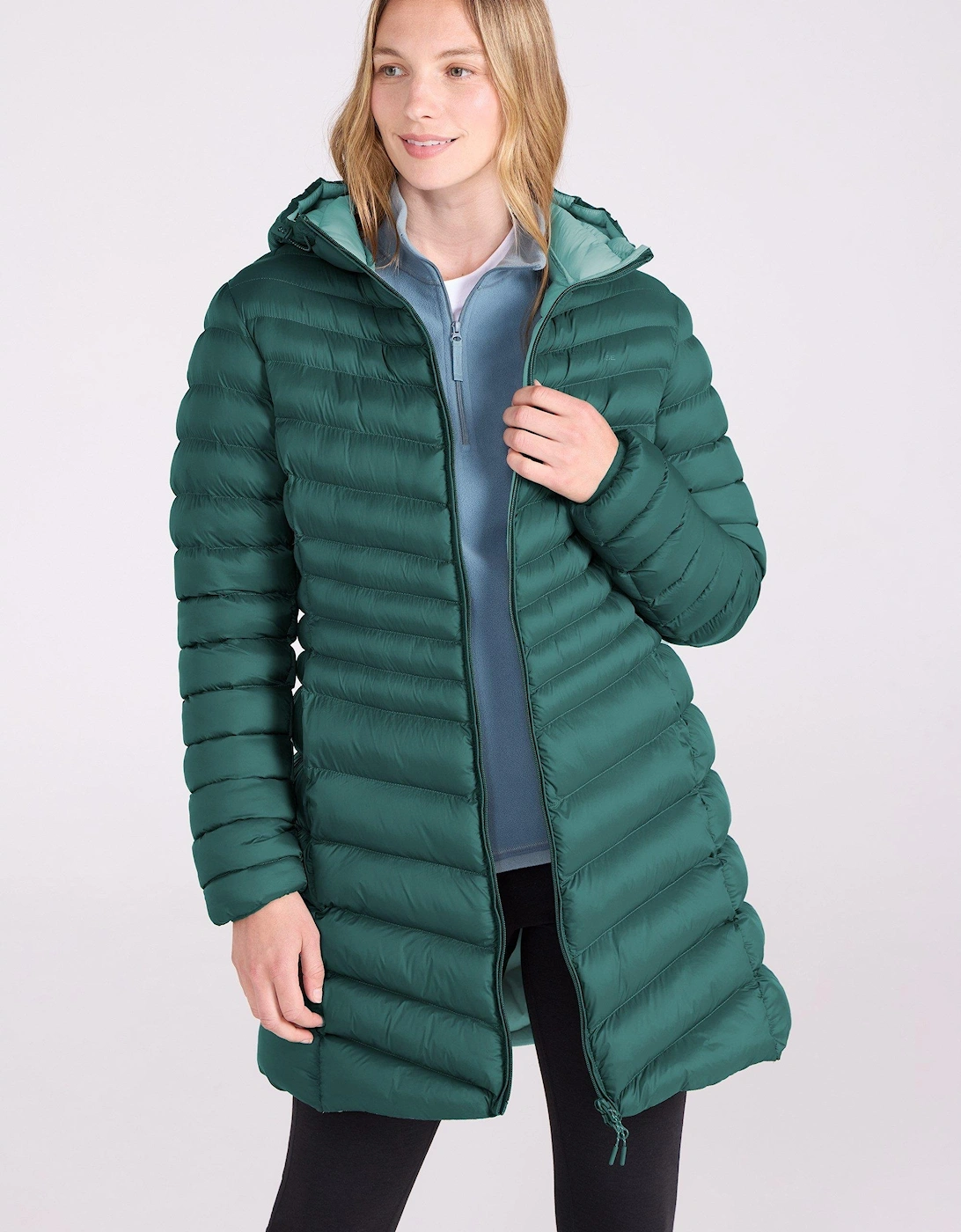 Womens/Ladies Florence Long Padded Jacket, 2 of 1