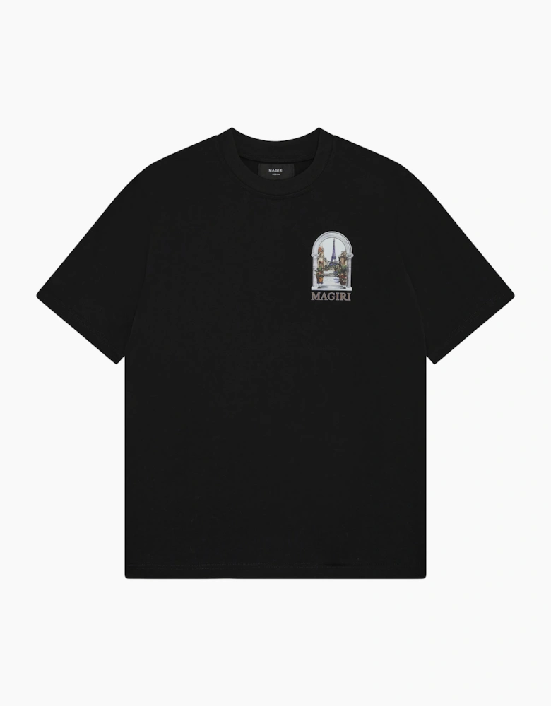 Archway Printed T-Shirt in Black