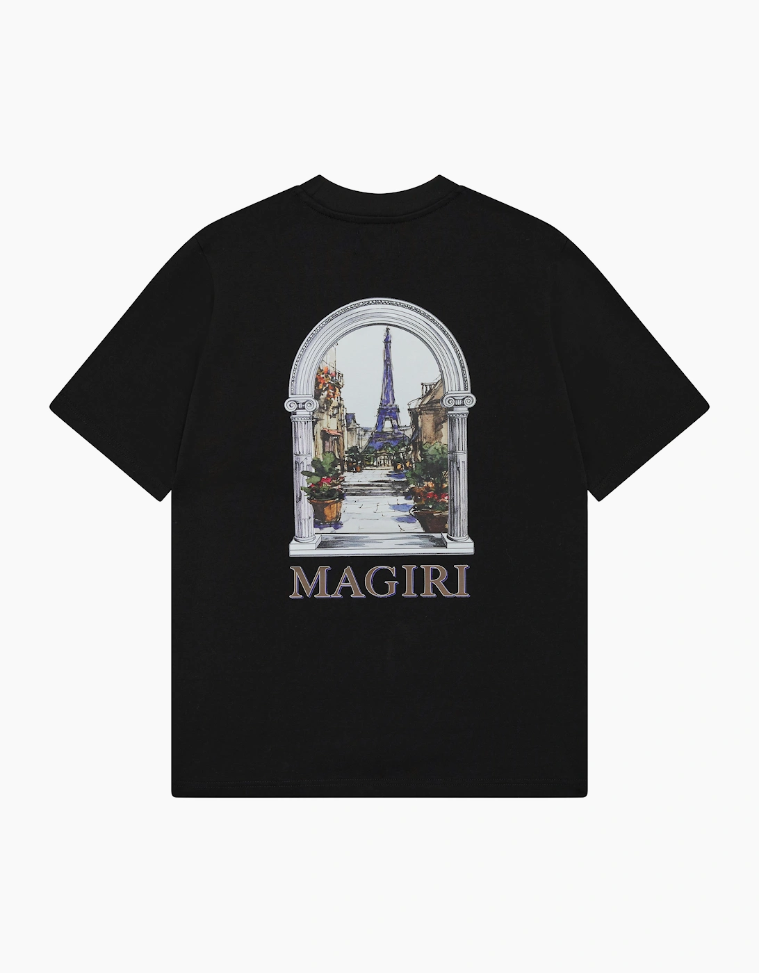 Archway Printed T-Shirt in Black, 8 of 7