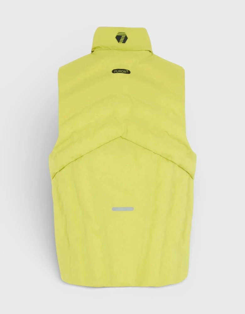 EA7 Lightweight Gilet Golden Lime