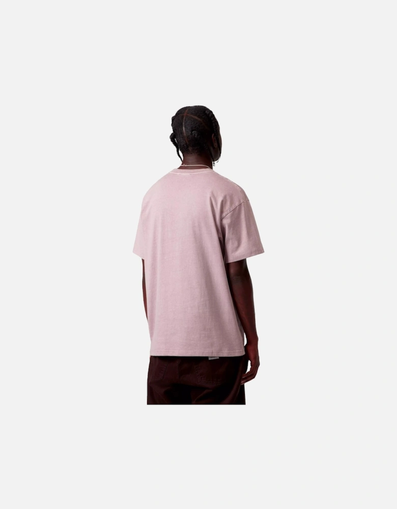 S/S Helix Redux T-Shirt Pink Fog Garment Dyed
