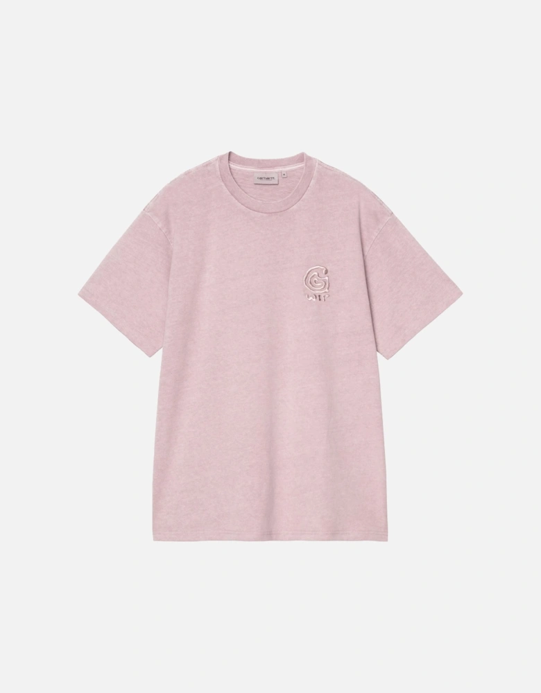 S/S Helix Redux T-Shirt Pink Fog Garment Dyed