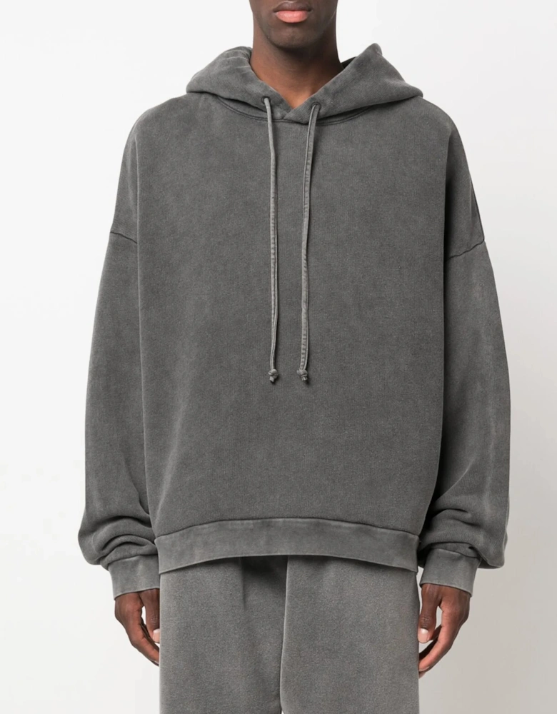 Acne Studios Logo Patch Hoodie in Faded Black