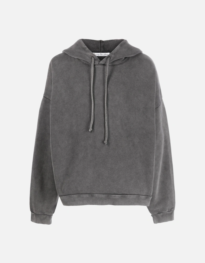 Acne Studios Logo Patch Hoodie in Faded Black