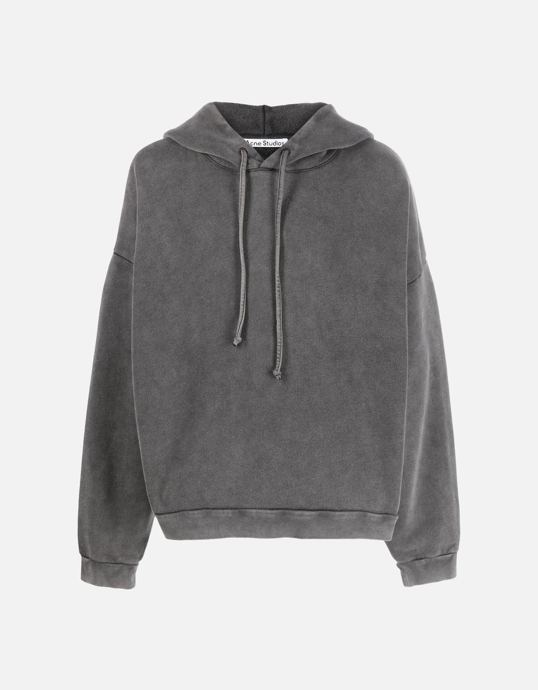 Acne Studios Logo Patch Hoodie in Faded Black