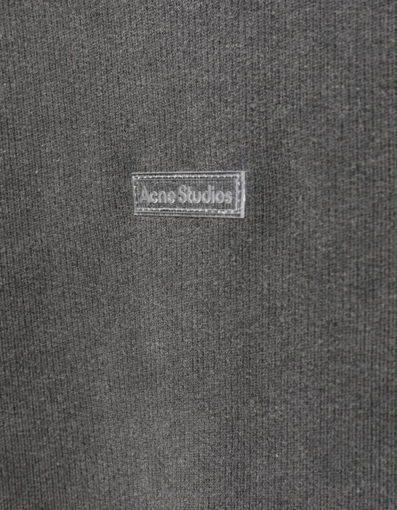 Acne Studios Logo Patch Hoodie in Faded Black