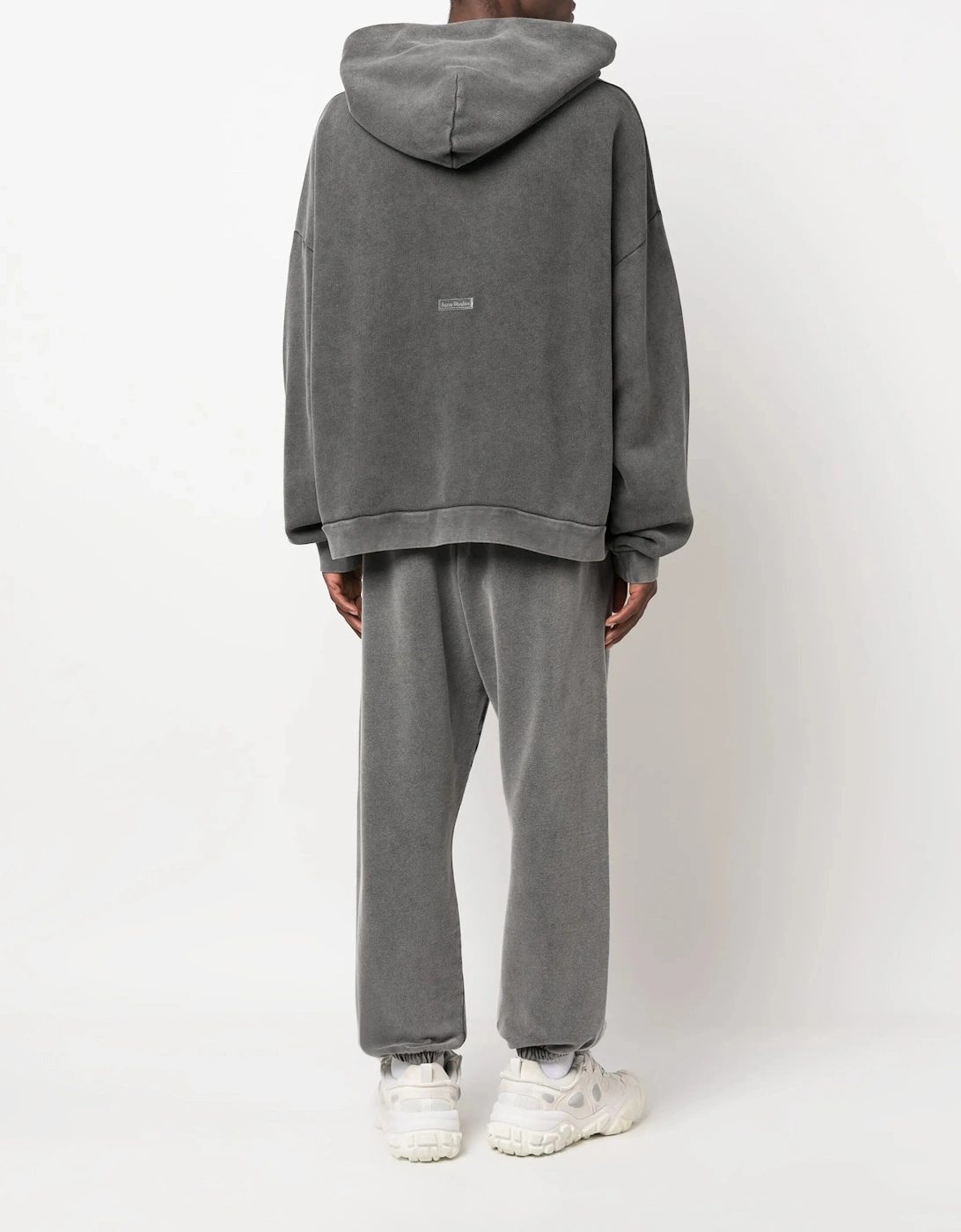 Acne Studios Logo Patch Hoodie in Faded Black