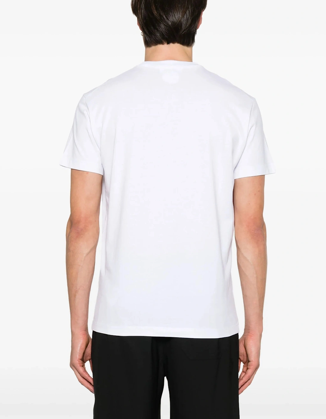 Milano Flocked Logo T-Shirt in White