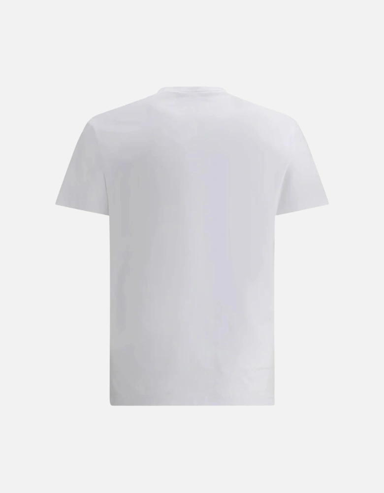 Milano Flocked Logo T-Shirt in White