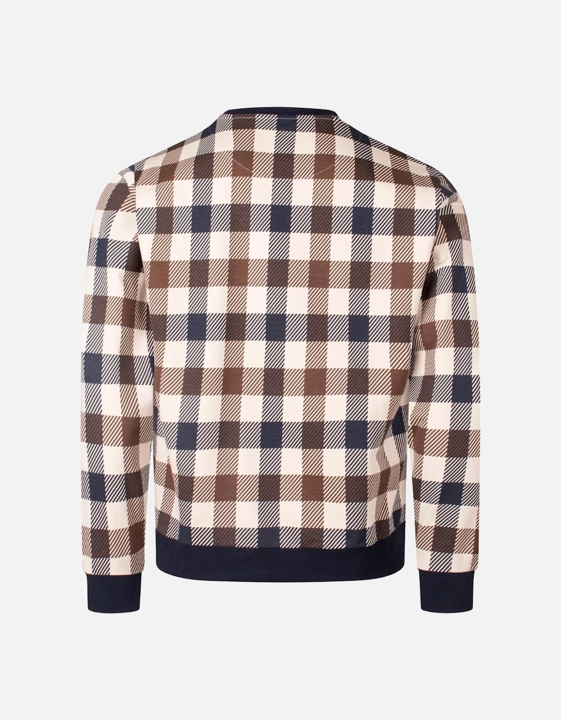 Active Macro Iconic Pocket Crewneck Navy Blue Sweatshirt