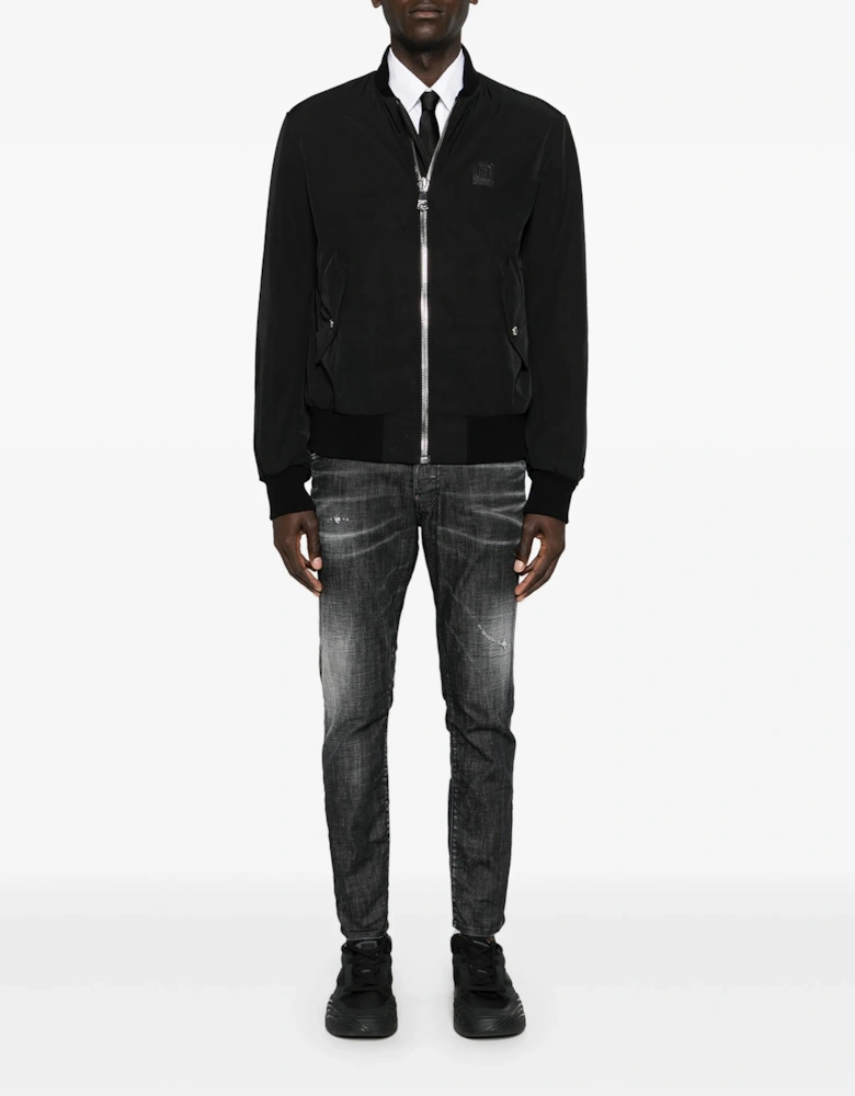 Faded Effect Cool Guy Jeans in Black