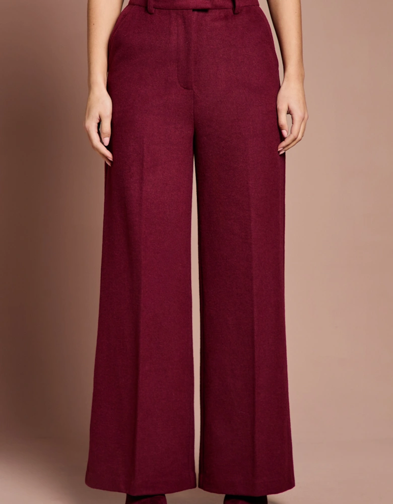 Lisa Tan Wool Blend Trouser