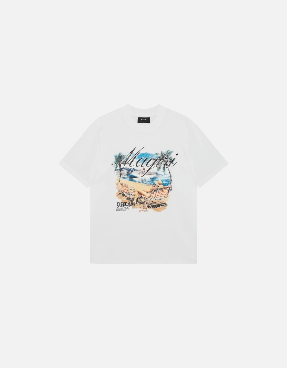 Dream Beach Printed T-Shirt in White, 3 of 2