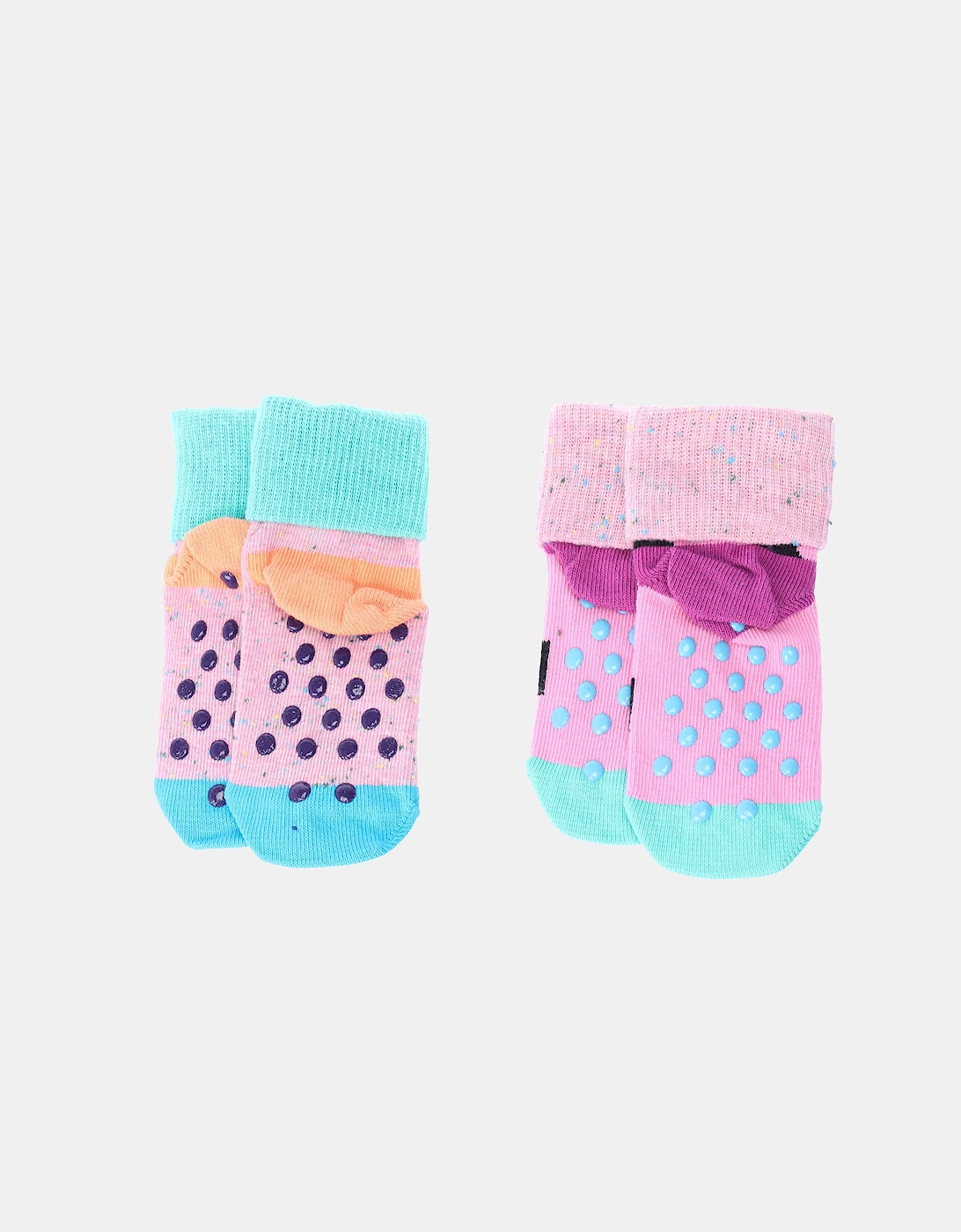 Infants 2 Pack of Bunny Anti-Slip Socks