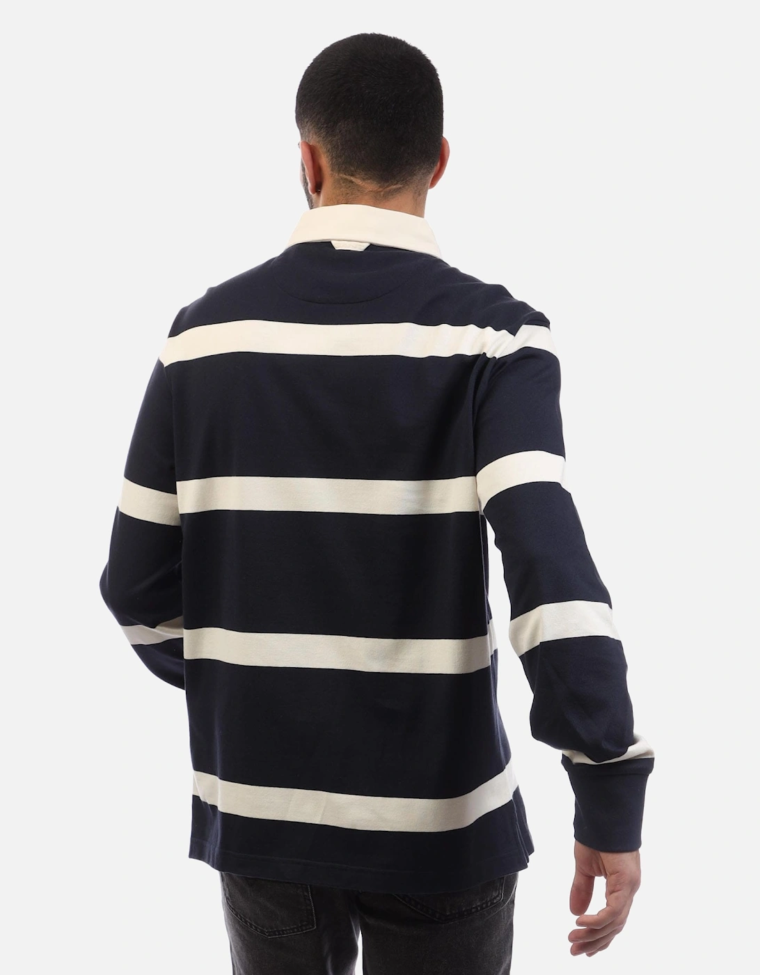 Striped Heavy Rugger Polo Shirt