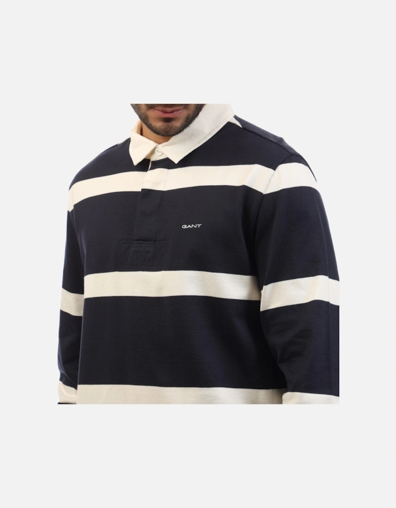 Striped Heavy Rugger Polo Shirt