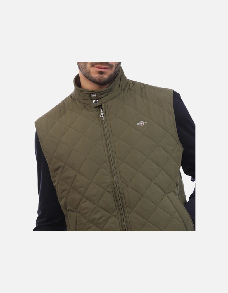 Quilted Windcheater Vest