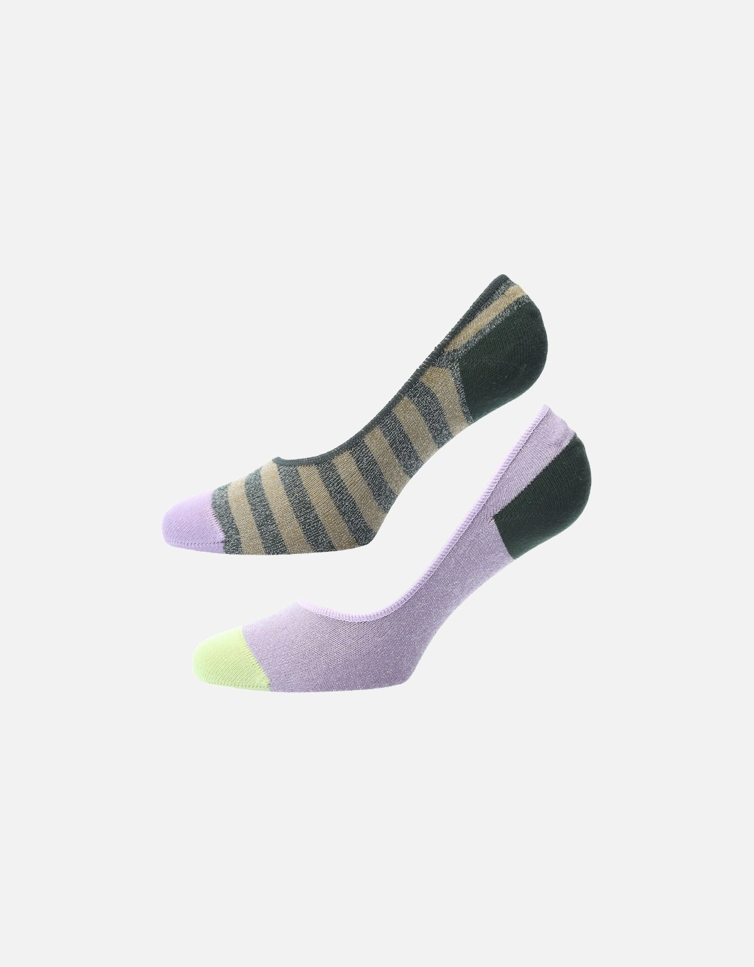 2 Pack of Claudia Invisible Socks