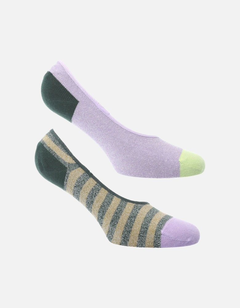 2 Pack of Claudia Invisible Socks