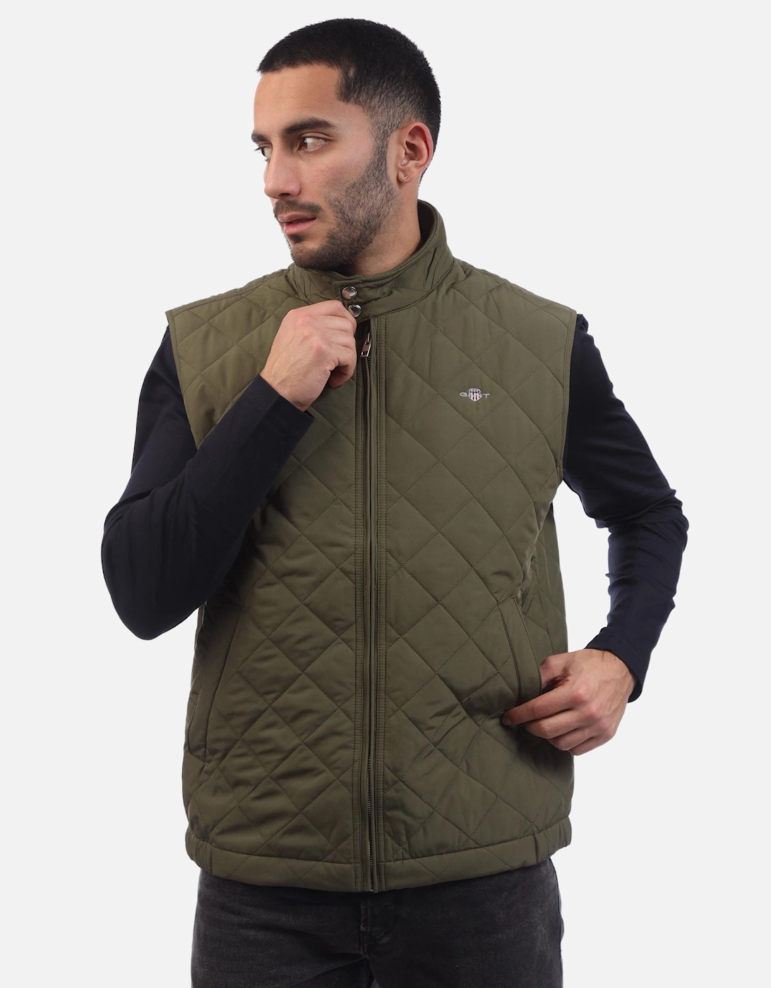 Quilted Windcheater Vest