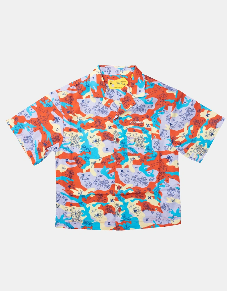 Juniors Puzzleflage Bowling Shirt