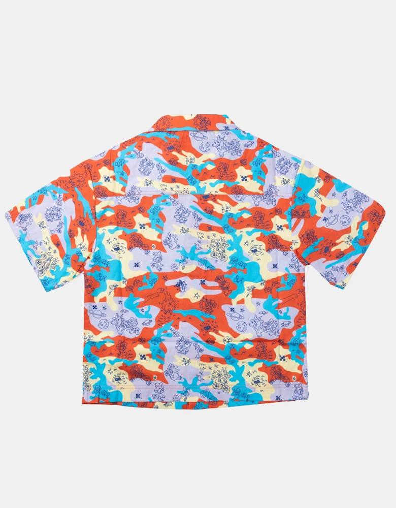 Juniors Puzzleflage Bowling Shirt