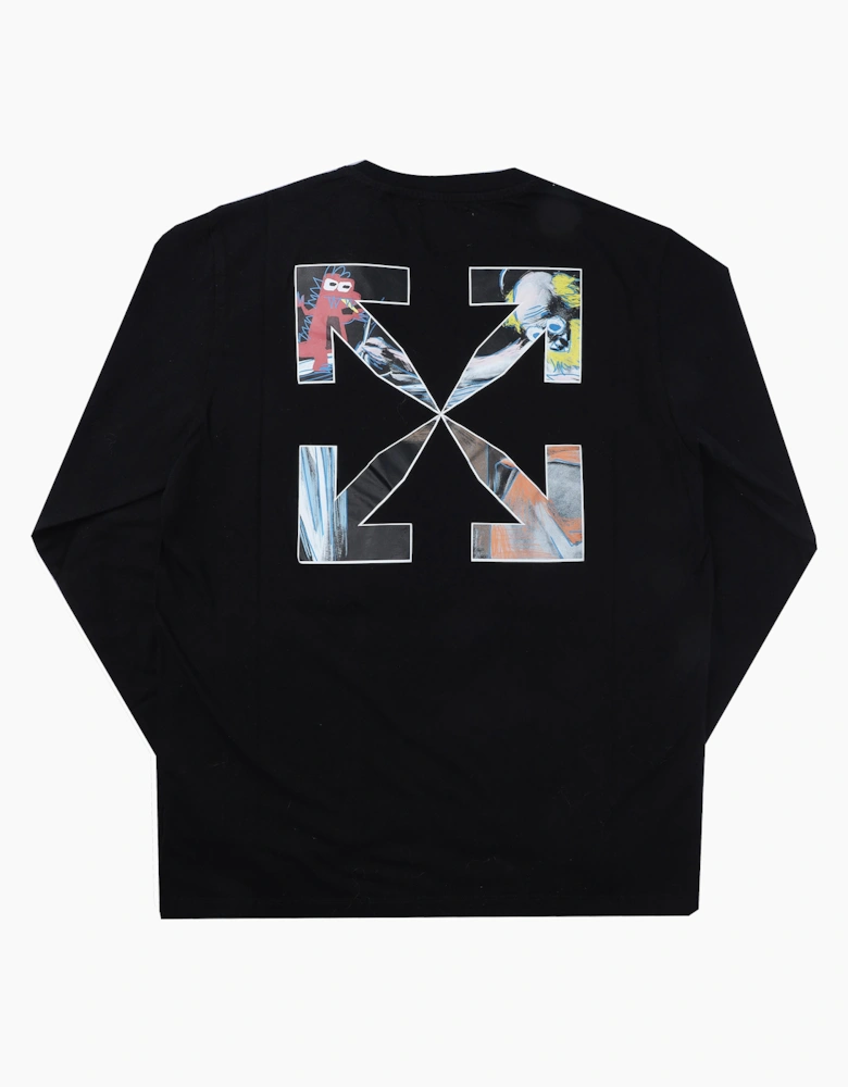 Juniors Monster Arrow Long Sleeve T-Shirt