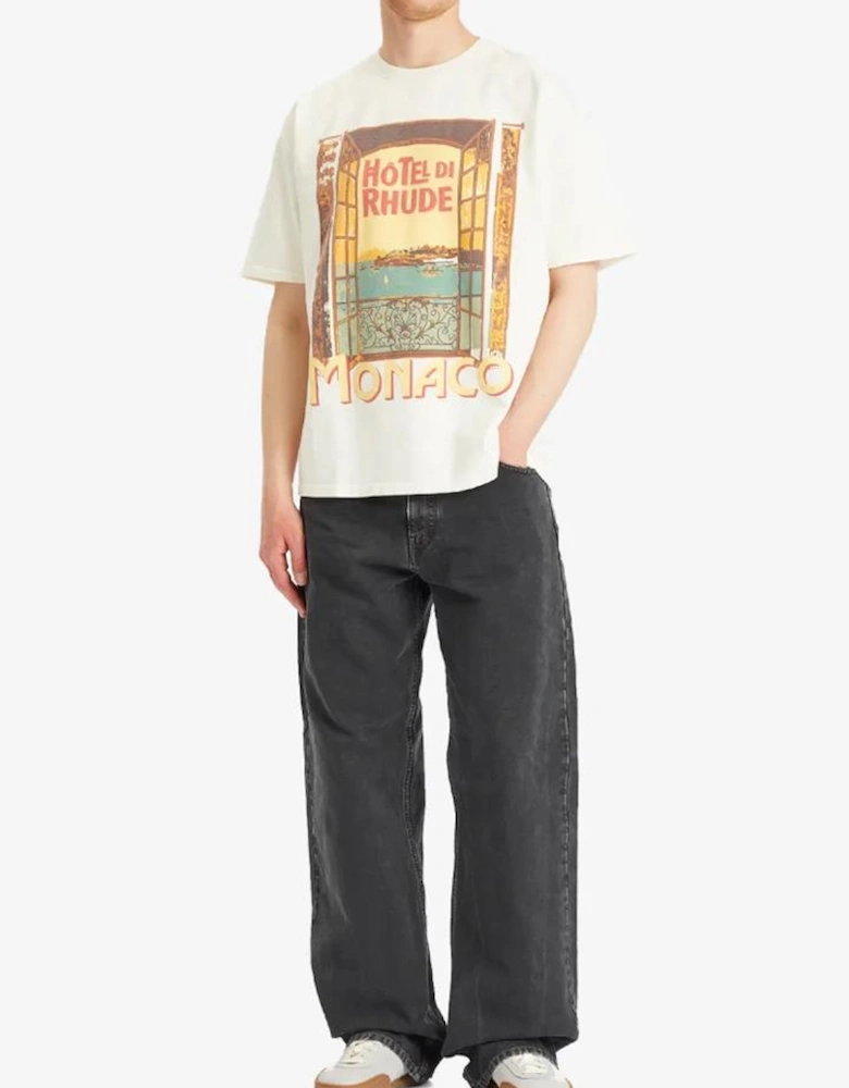 Hotel di Monaco T-Shirt in Vintage White