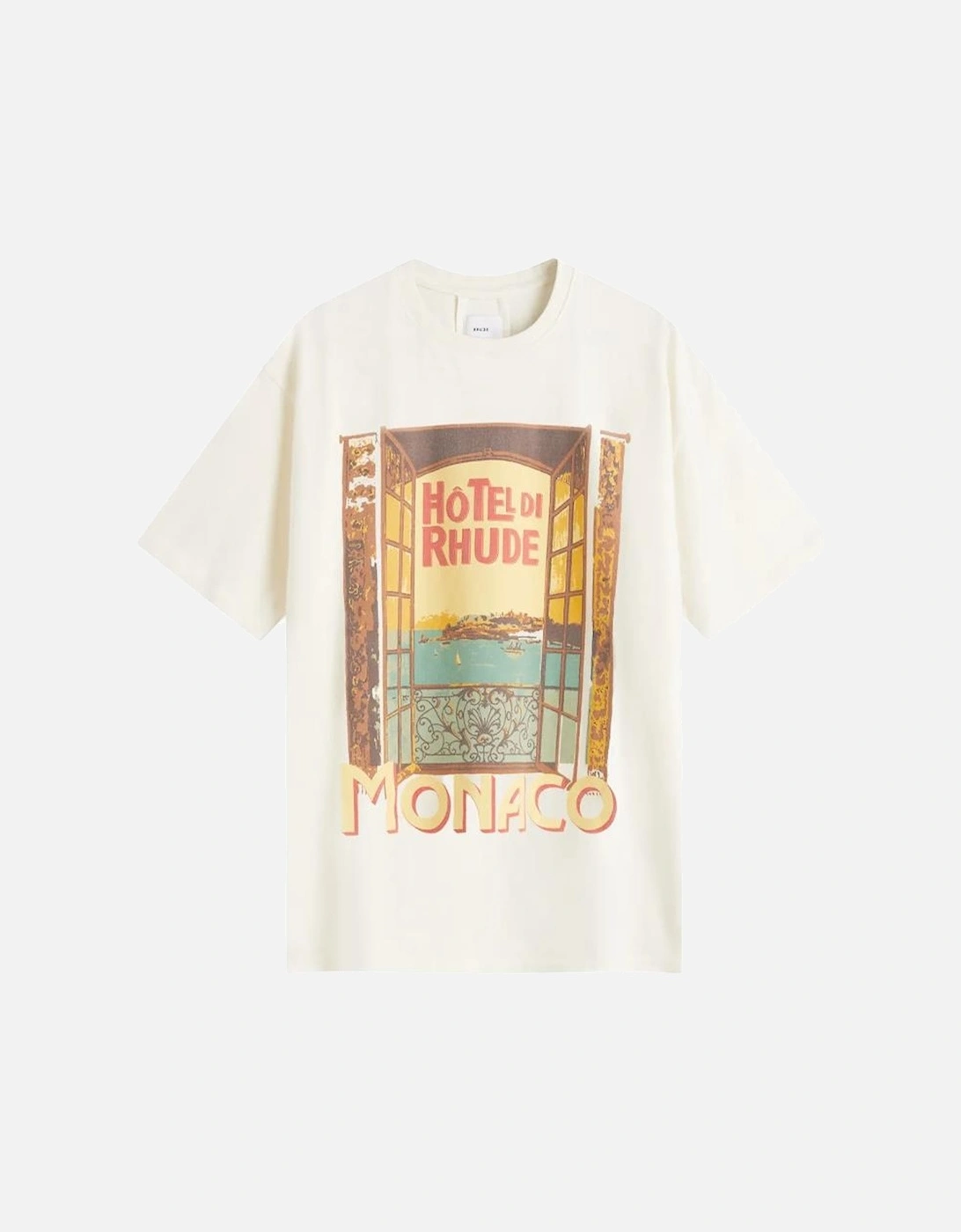 Hotel di Monaco T-Shirt in Vintage White, 5 of 4
