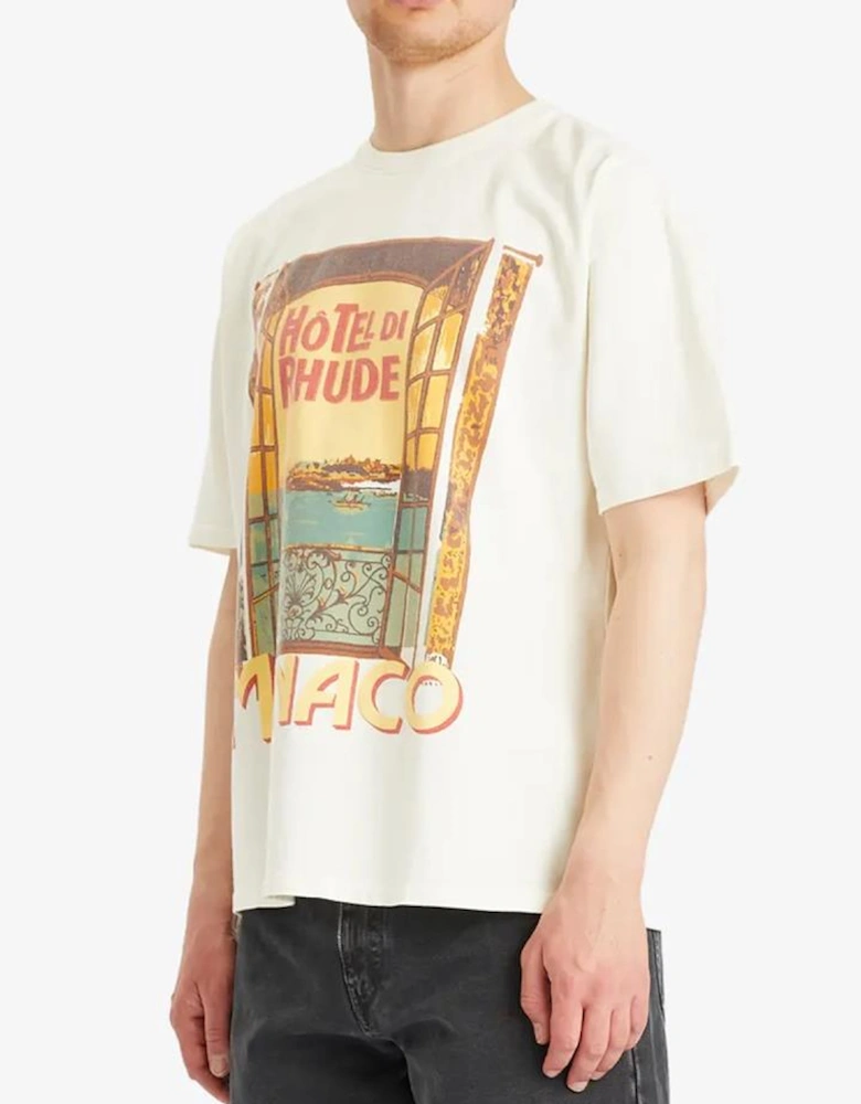 Hotel di Monaco T-Shirt in Vintage White
