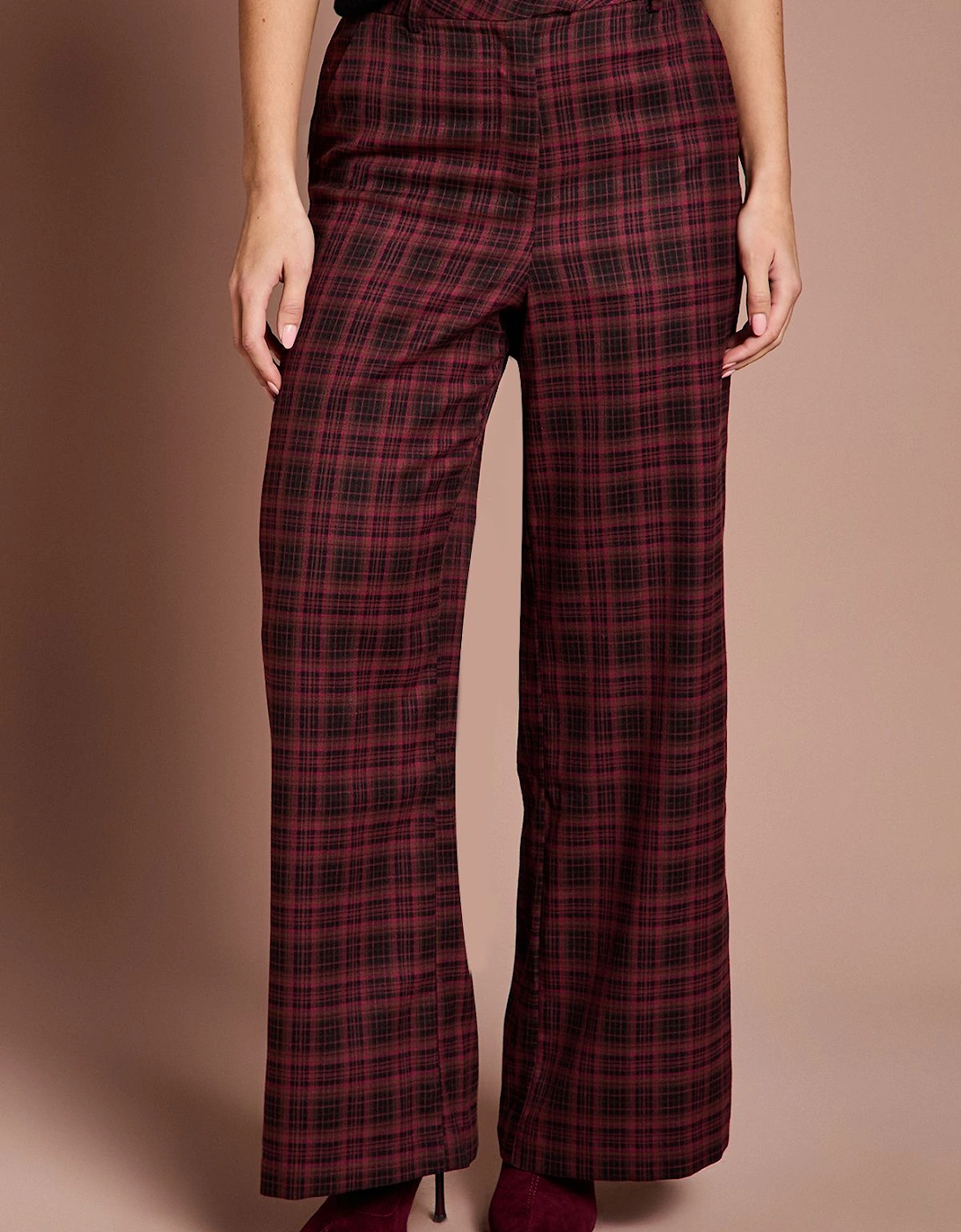 Lisa Tan Premium Formal Check Trouser, 2 of 1