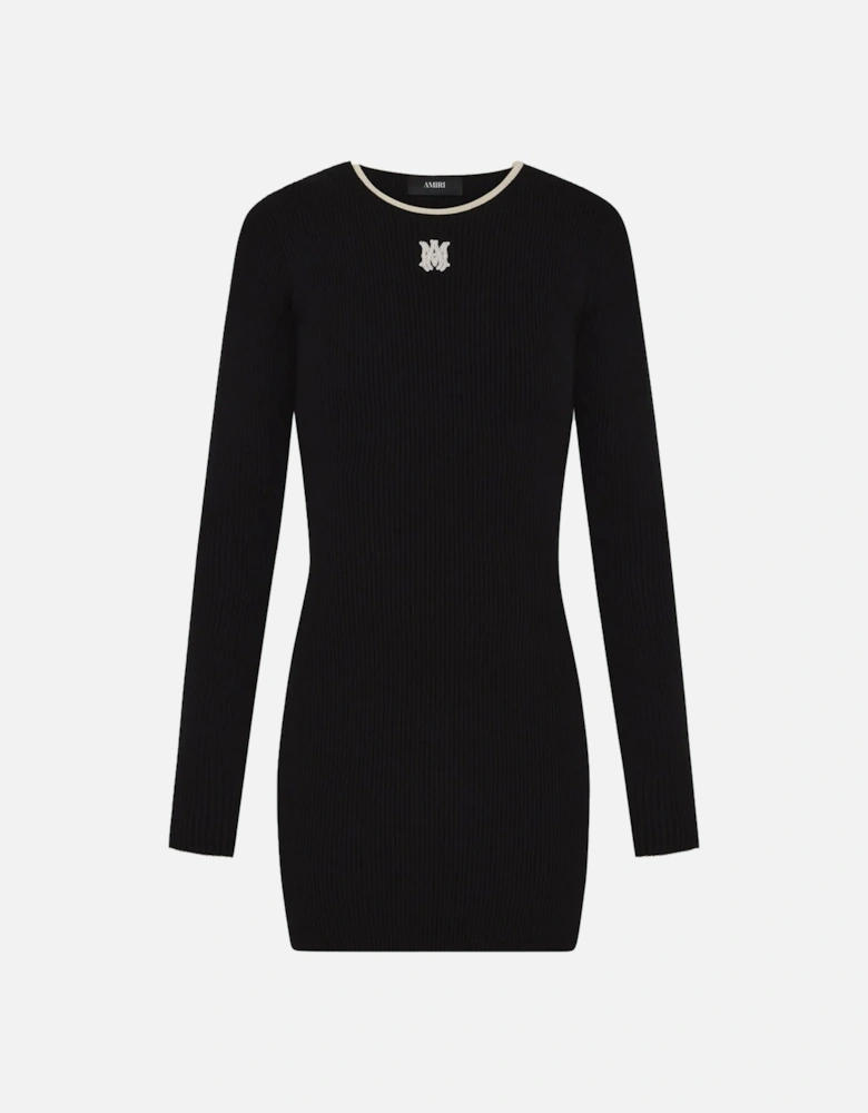 Womens MA Mini Dress Black