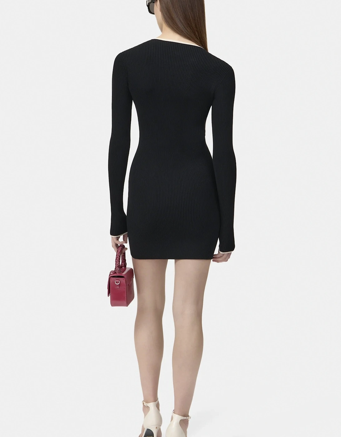 Womens MA Mini Dress Black