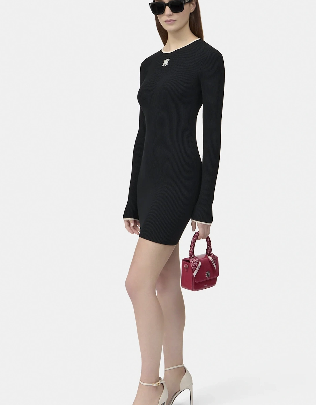Womens MA Mini Dress Black