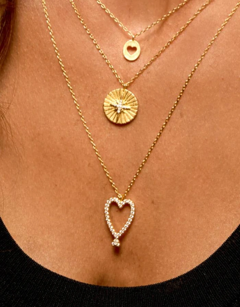 Mya-Bay Twin Hearts Necklace