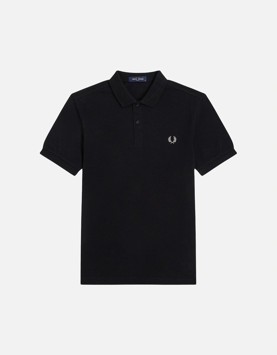 Fred Perry Black Plain Polo Shirt