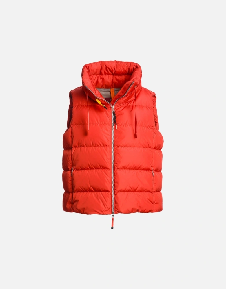 Nolene Grenadine Red Gilet Jacket