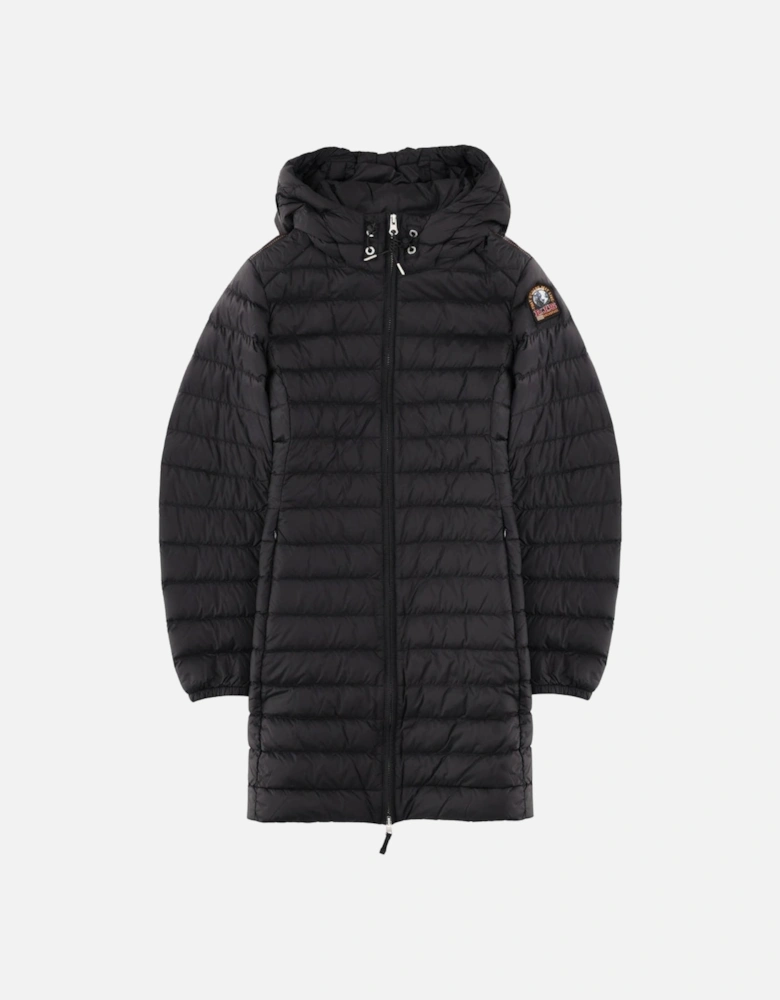 Meredith Black Hooded Down Jacket