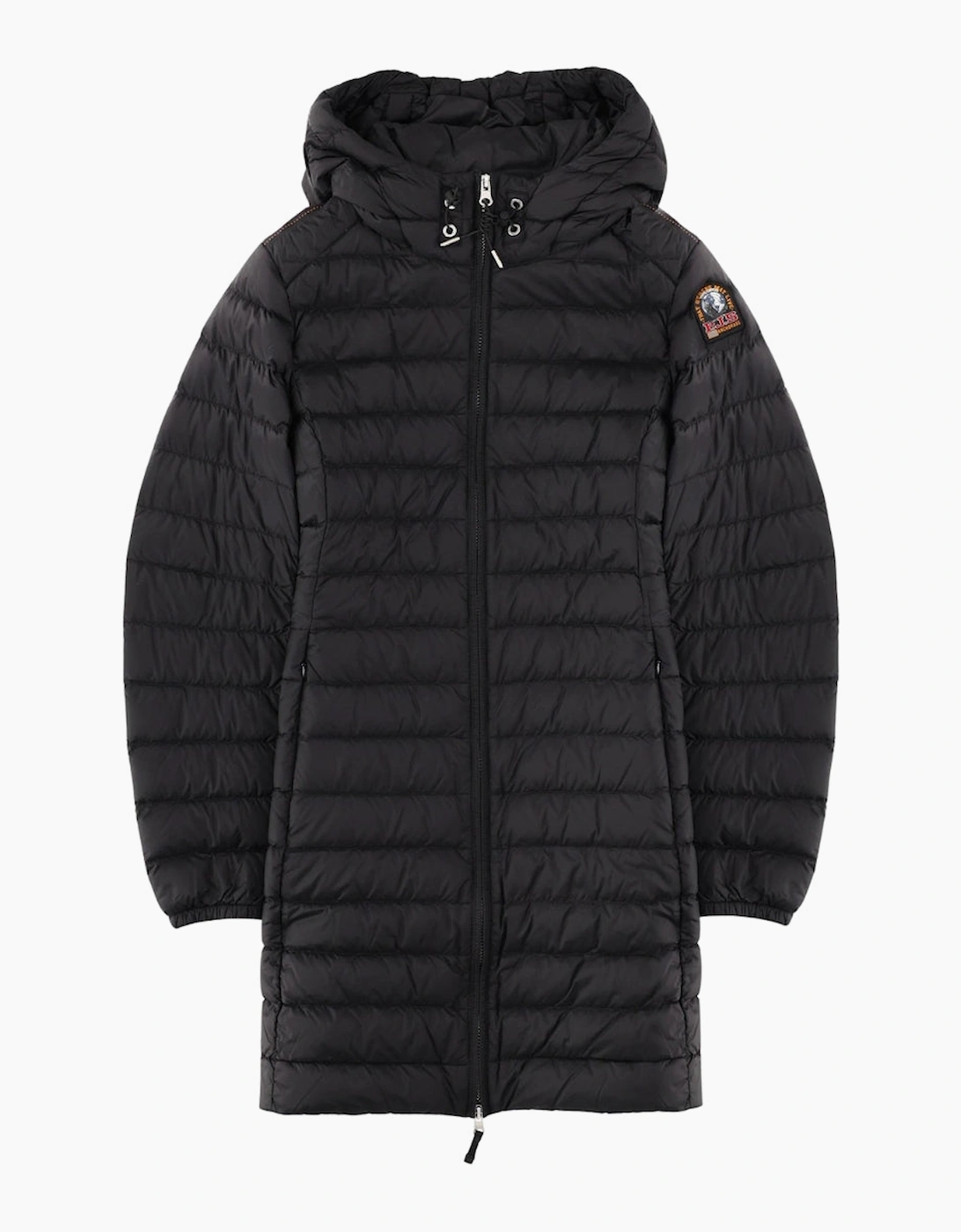 Women's Parajumpers Meredith Black Hooded Down Jacket - Size: 10/8