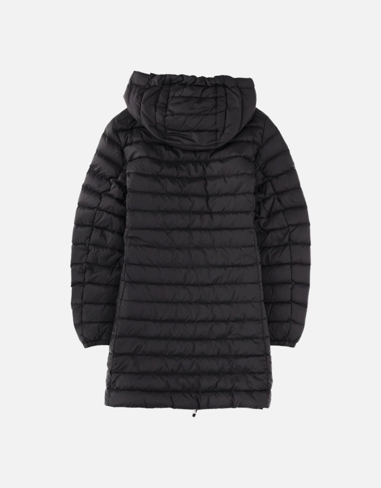 Meredith Black Hooded Down Jacket