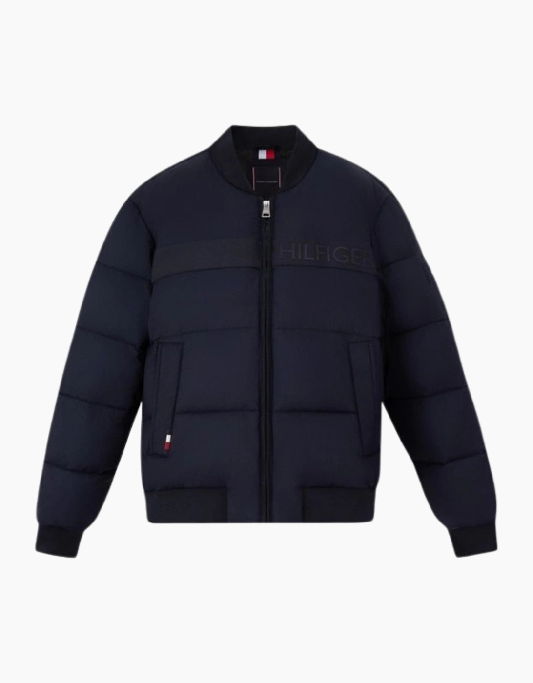 Tommy Hilfiger Men's Tommy Hilfiger Navy Blue High Loft Bomber Jacket