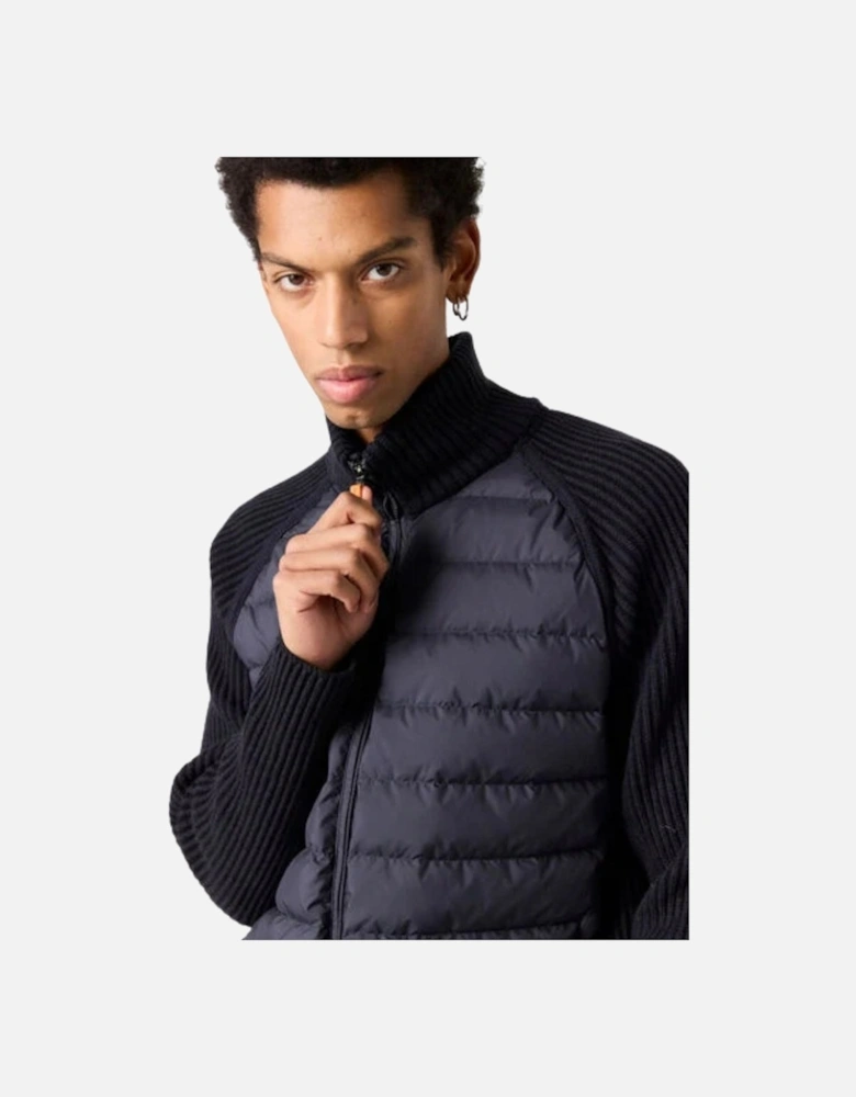 Olmo Pencil Black Ribbed Sleeves Jacket